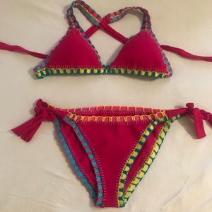 Pink platinum bikini from South Moon Under